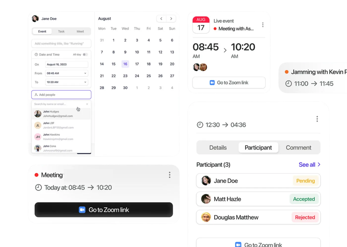 Tasks Baby Risk Management Interface