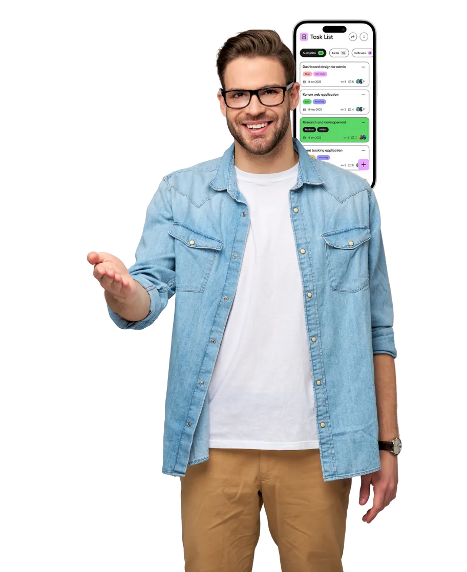 Illustration showing detailed project analytics and reporting dashboard
